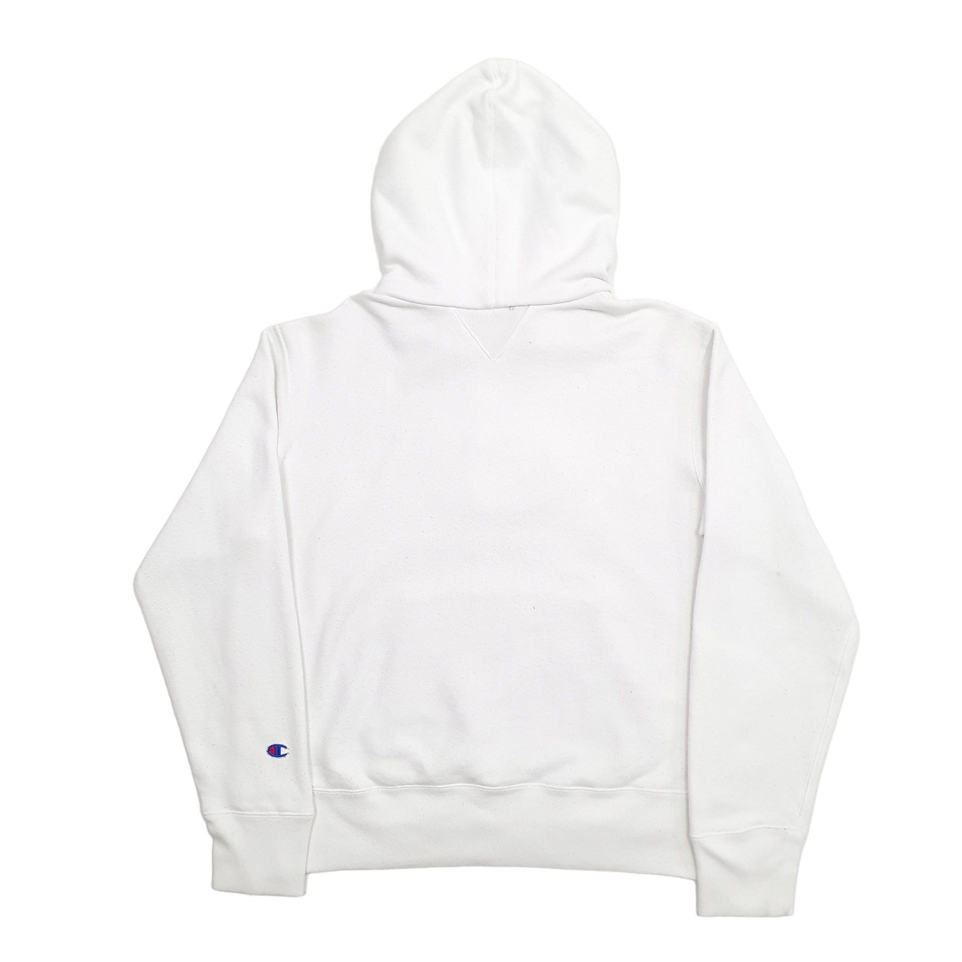 Mens White Champion  Hoodie Jumper