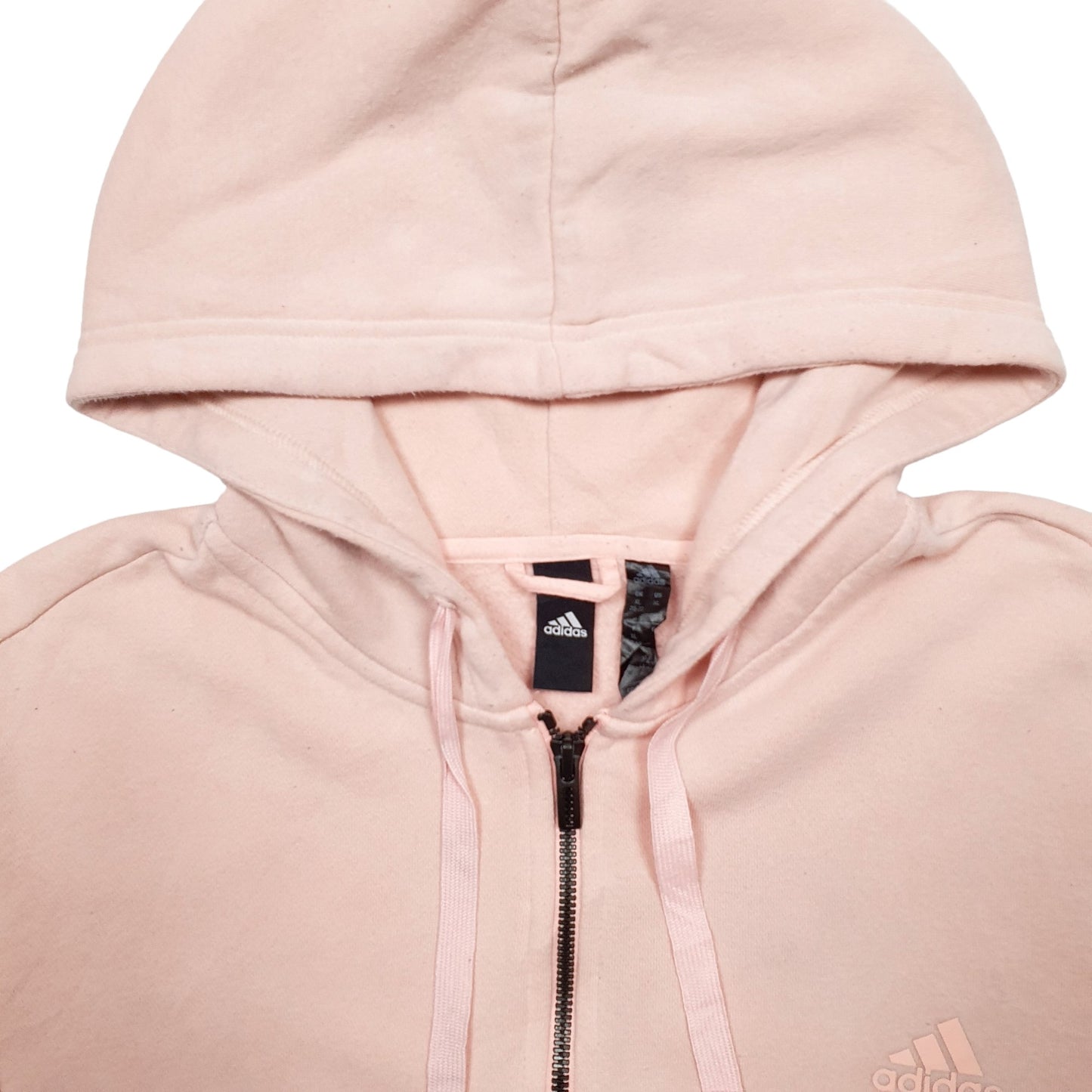 Womens Pink Adidas  Full Zip Jumper