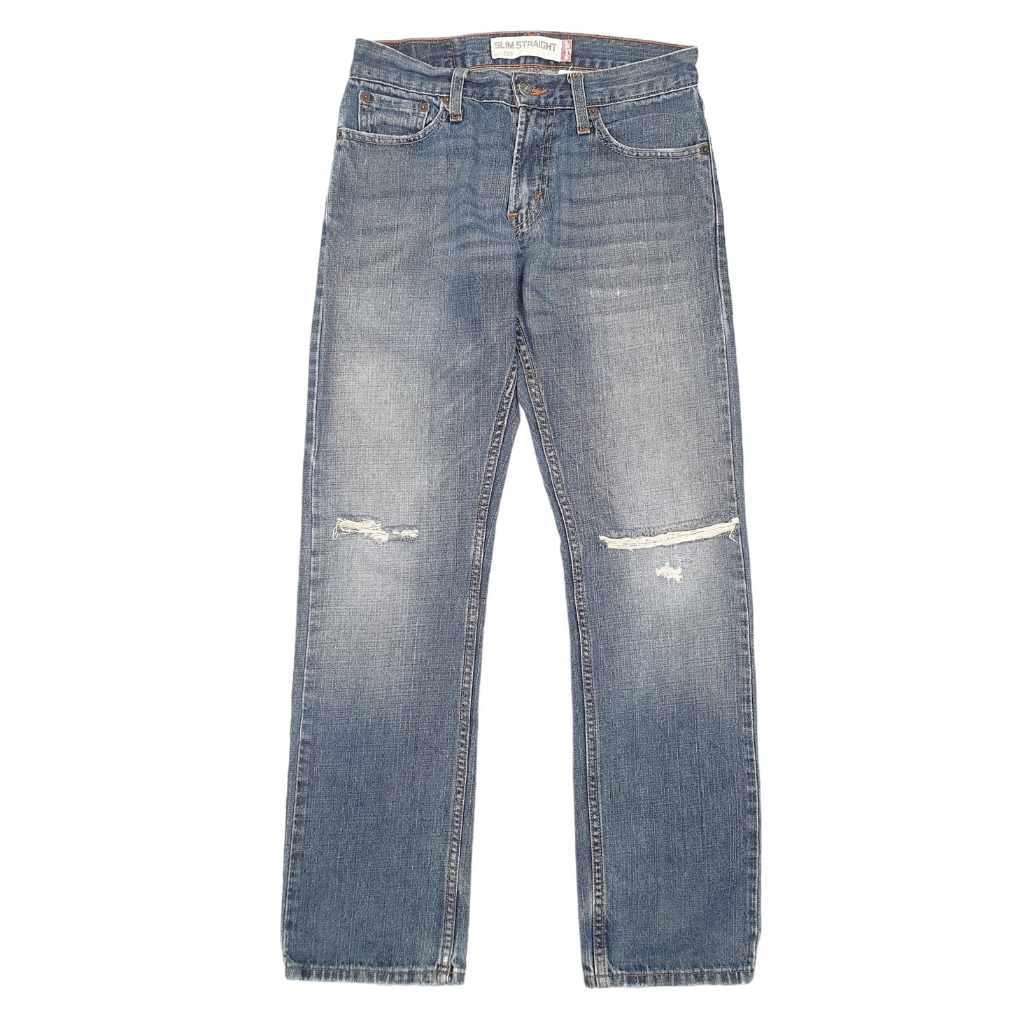 Mens Blue Levis Slim 514 JeansW28 L30