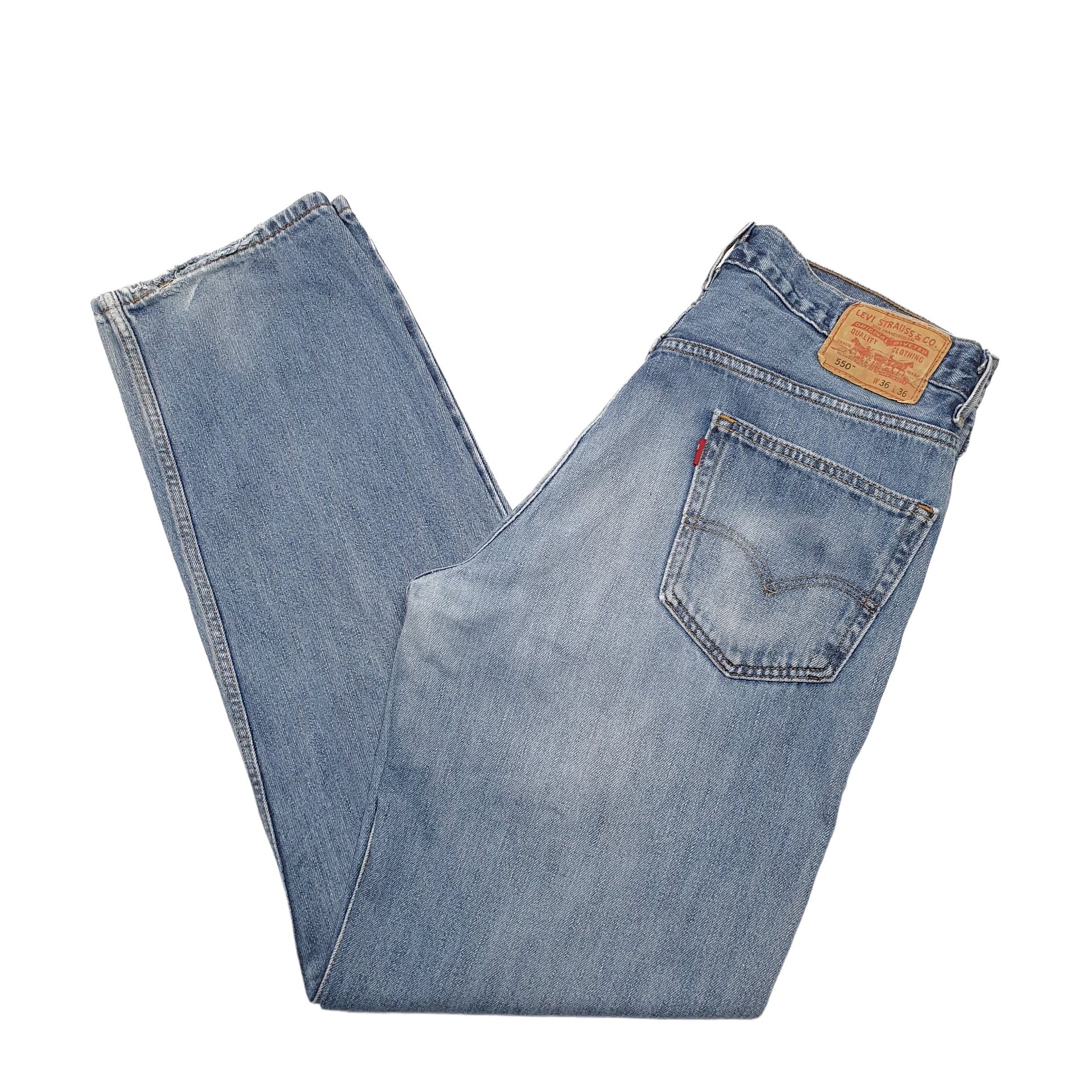Mens Blue Levis  550 JeansW36 L36