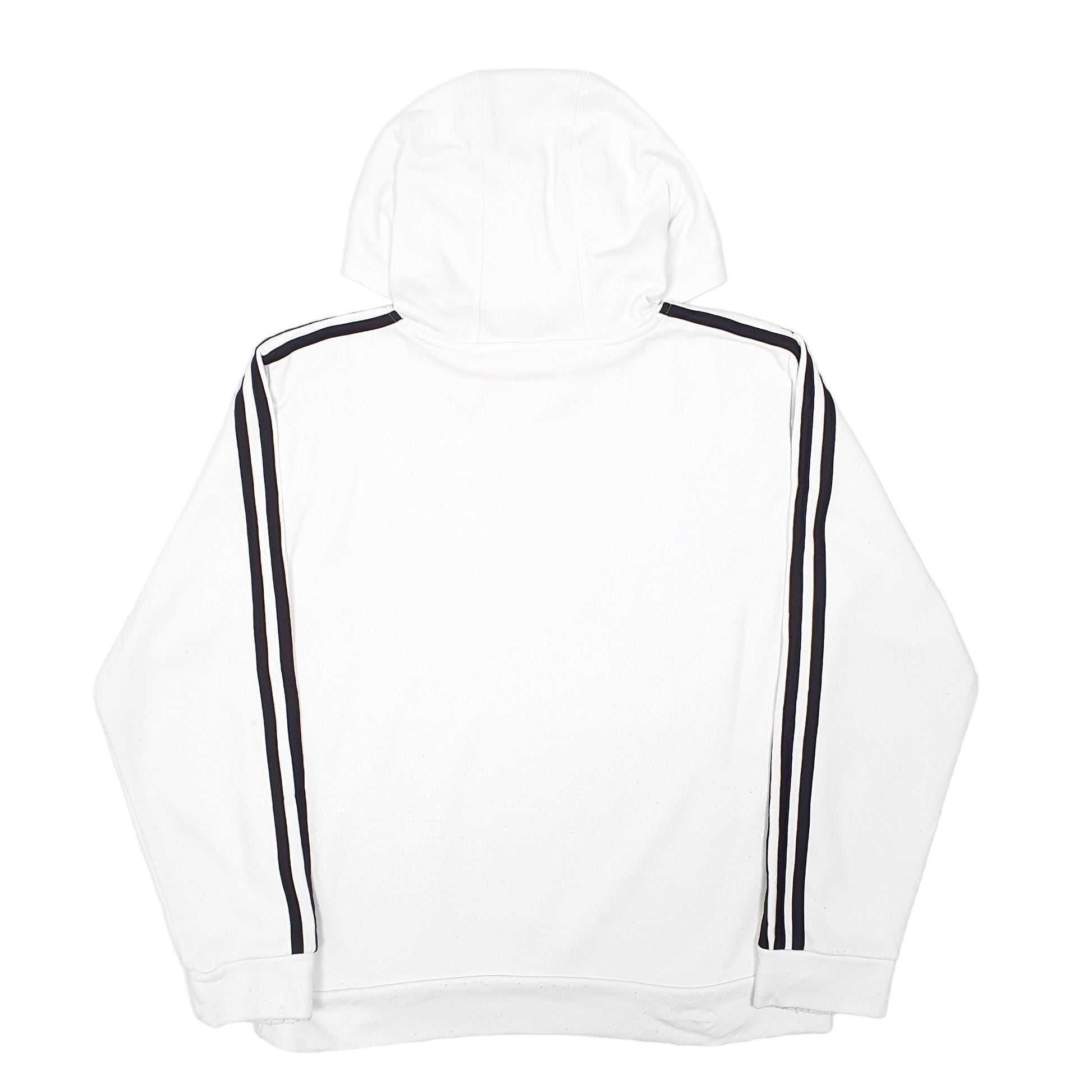 Womens White Adidas  Hoodie Jumper