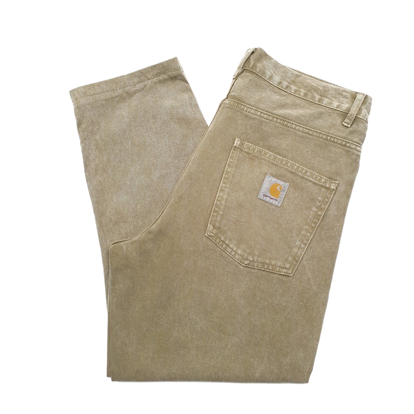 Mens Khaki Carhartt  Casual JeansW34 L26