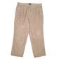 Mens Beige Dockers Double Pleated Classic Fit Corduroy Trousers