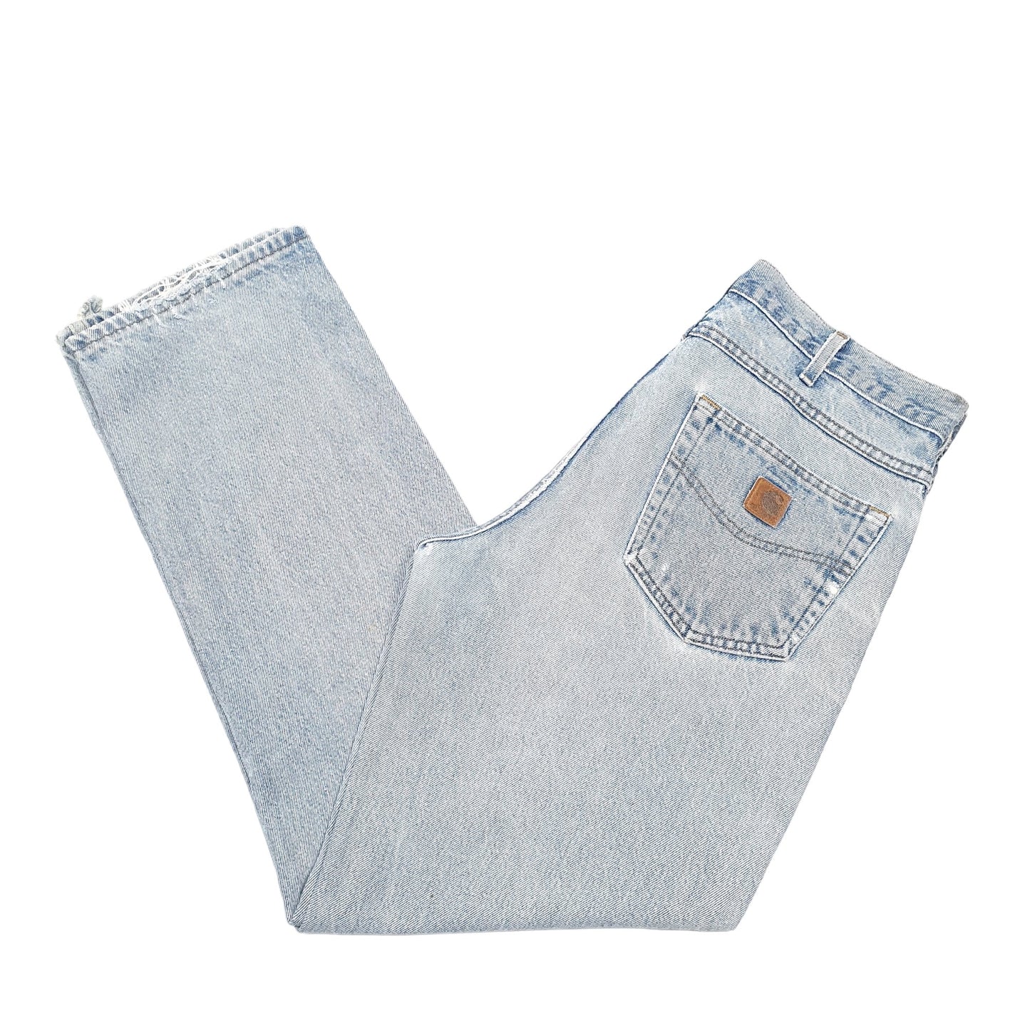Mens Blue Carhartt Relaxed B180 JeansW34 L32