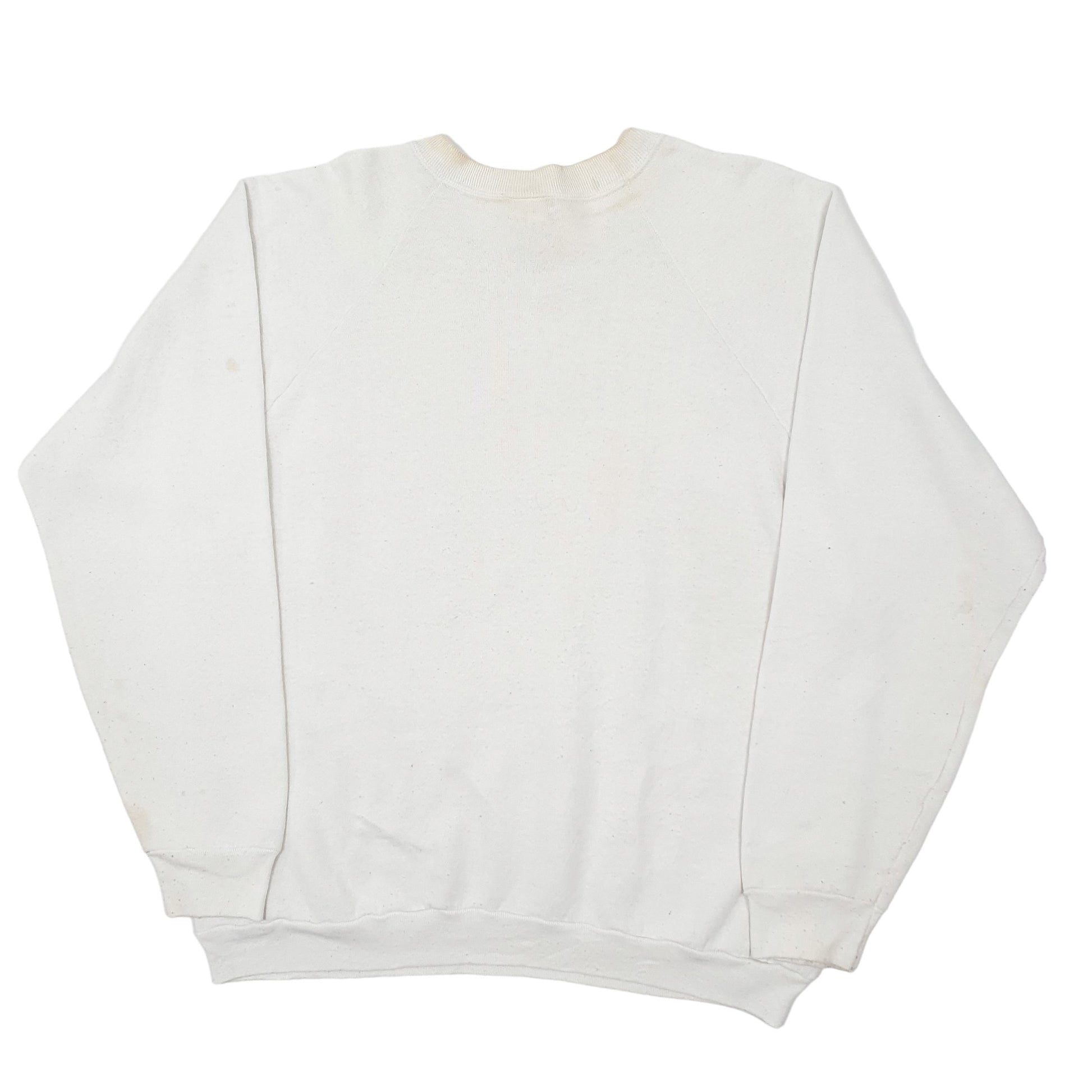 Mens White Fruit of the Loom Vintage 1992 90s Made in USA Fiesta Bowl Tennessee Crewneck Jumper