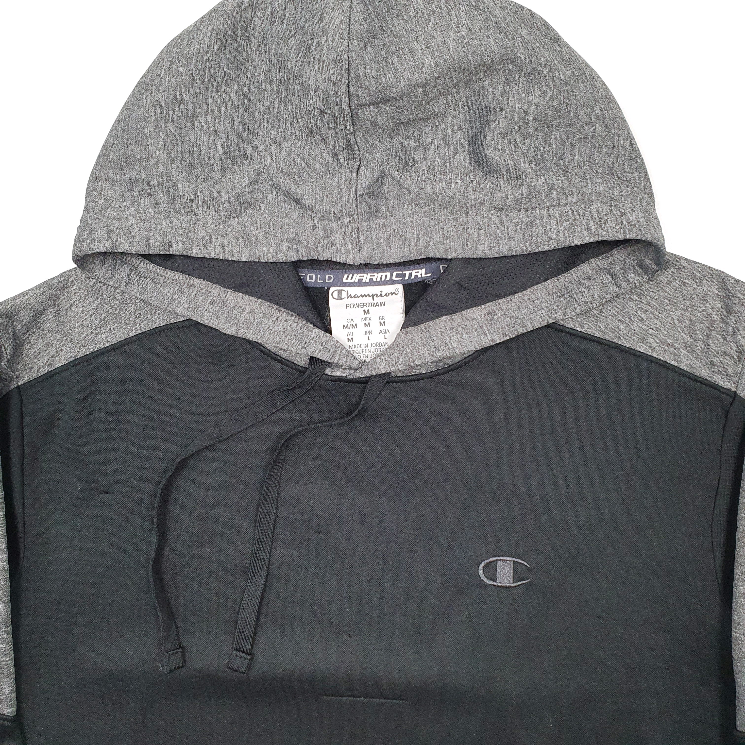 Mens Champion Grey Hoodie Powertrain Active Jumper M Bundl Clothing