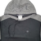 Mens Grey Champion Powertrain Active Hoodie Jumper
