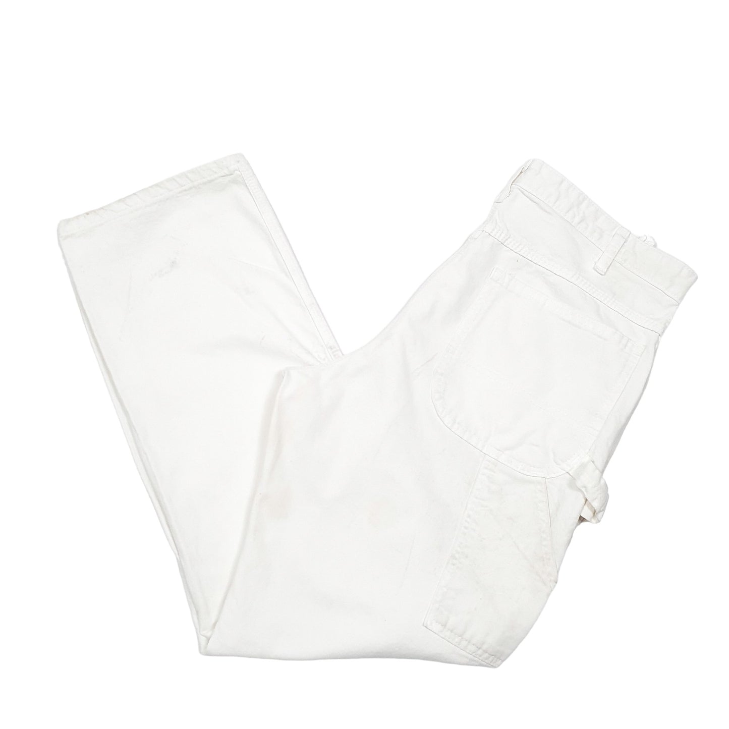 Mens White Dickies Painter Decorator Carpenter Trousers