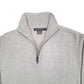 Mens Grey French Connection  Quarter Zip Jumper