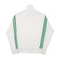 Mens White Adidas Originals  Full Zip Jumper