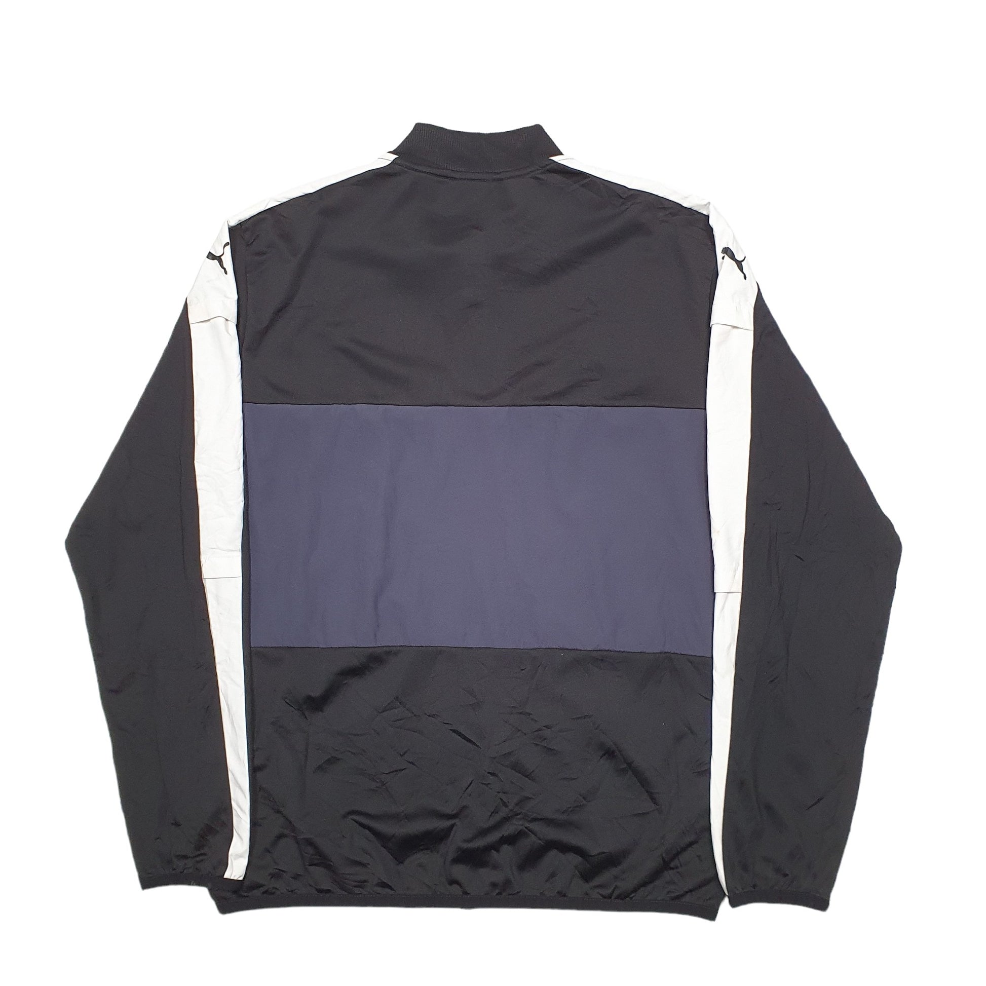 Mens Black Puma  Full Zip Jumper