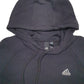Mens Black Adidas  Hoodie Jumper