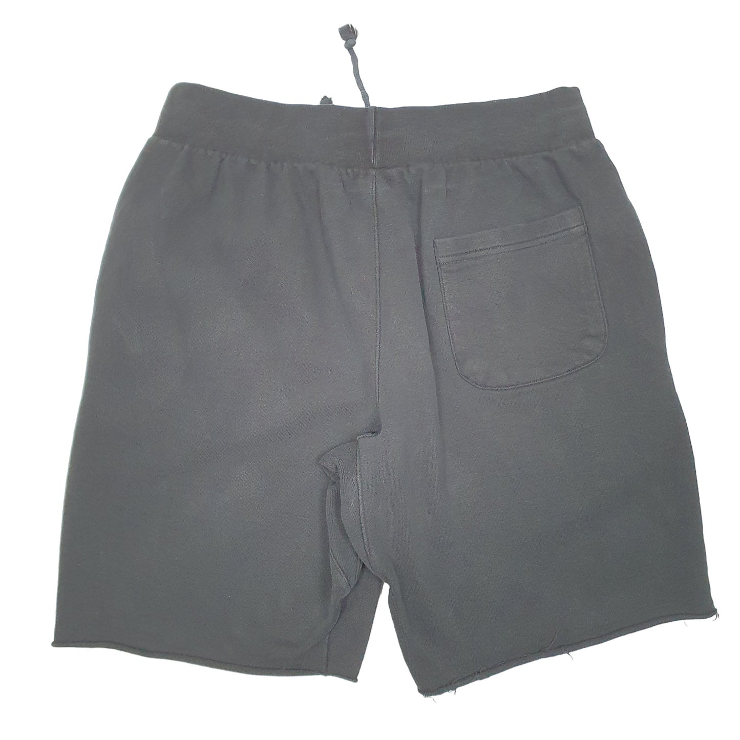 Mens Black Champion Reverse Weave Sweat Shorts
