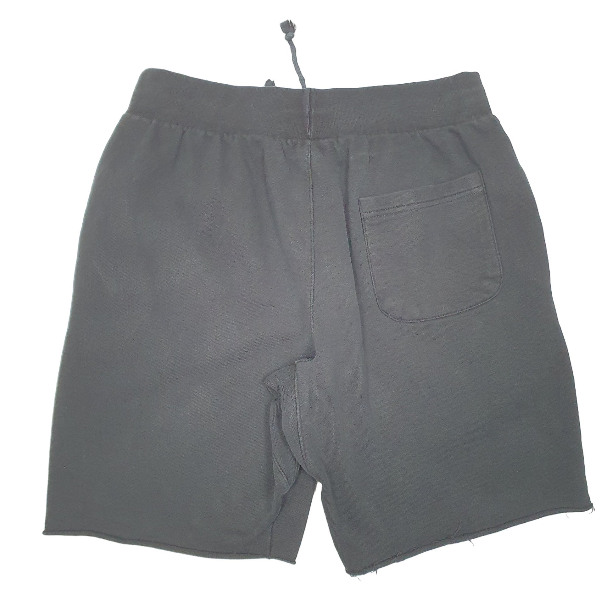 Mens Black Champion Reverse Weave Sweat Shorts