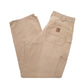 Mens Beige Carhartt B151 Carpenter Trousers