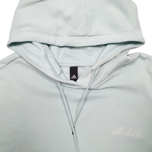 Mens Blue Adidas  Hoodie Jumper