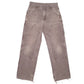 Mens Brown Carhartt B136 Double Knee Carpenter Trousers
