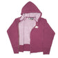 Womens Burgundy Starter Hoodie Full Zip Jumper