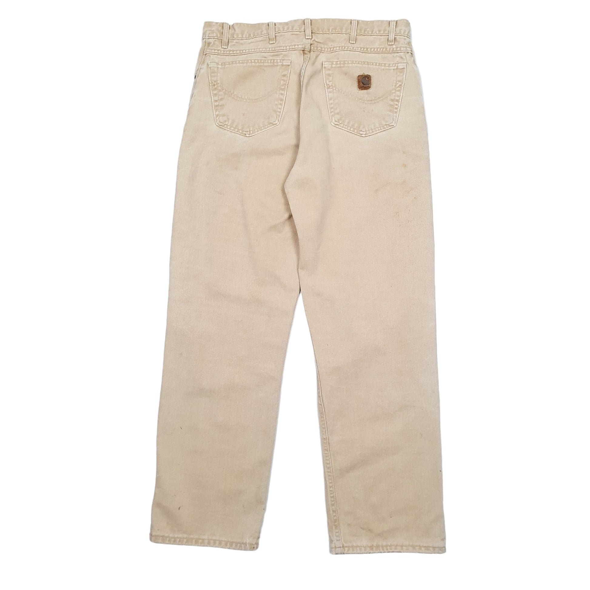 Mens Beige Carhartt  Carpenter JeansW36 L32