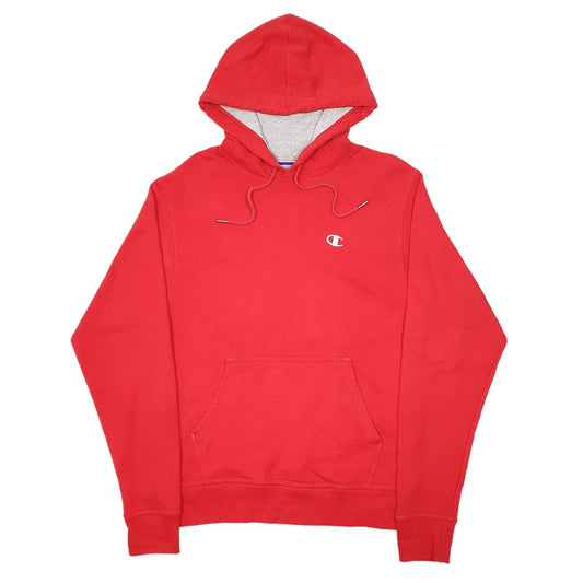 Mens Red Champion  Hoodie Jumper