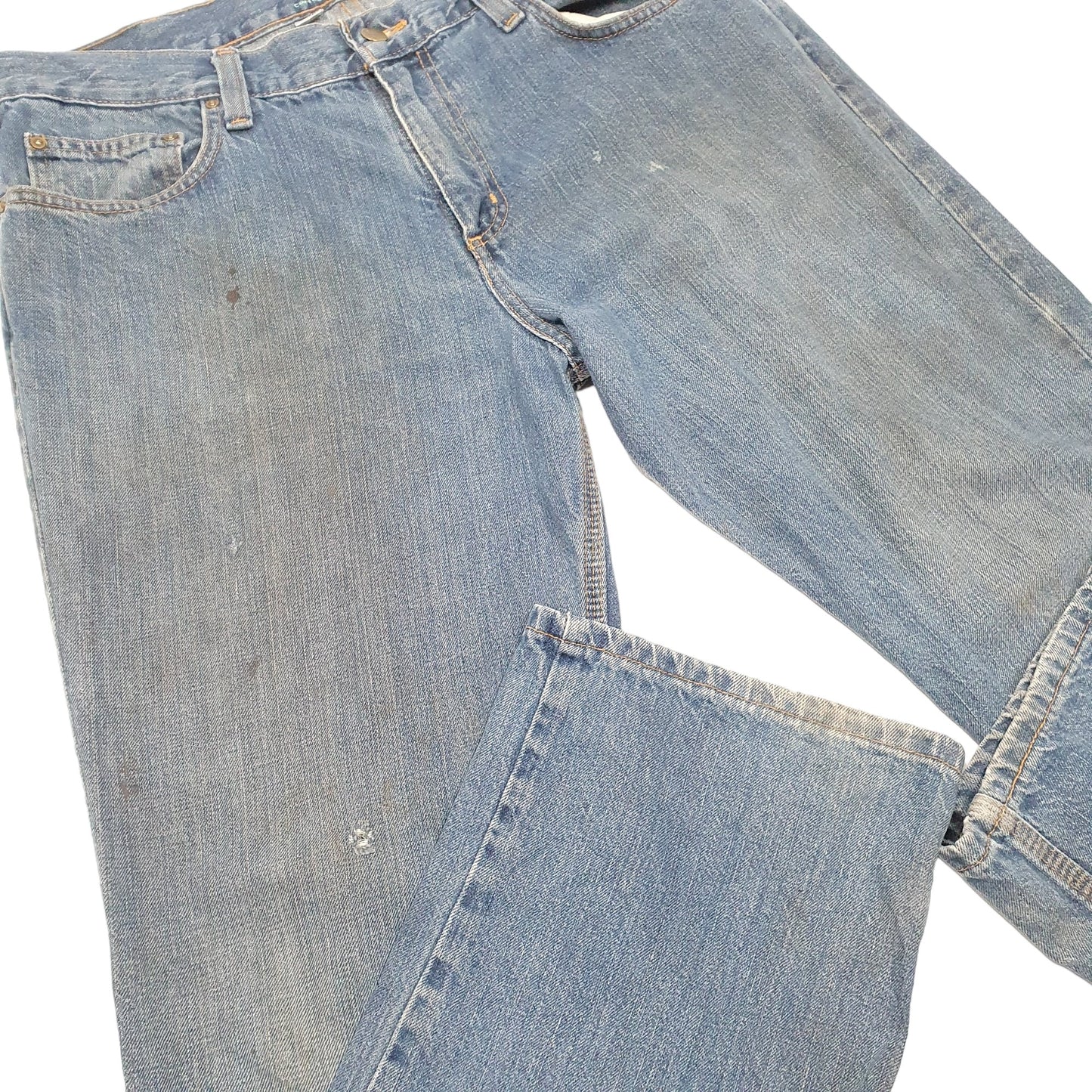 Mens Blue Carhartt Relaxed B320 JeansW36 L32