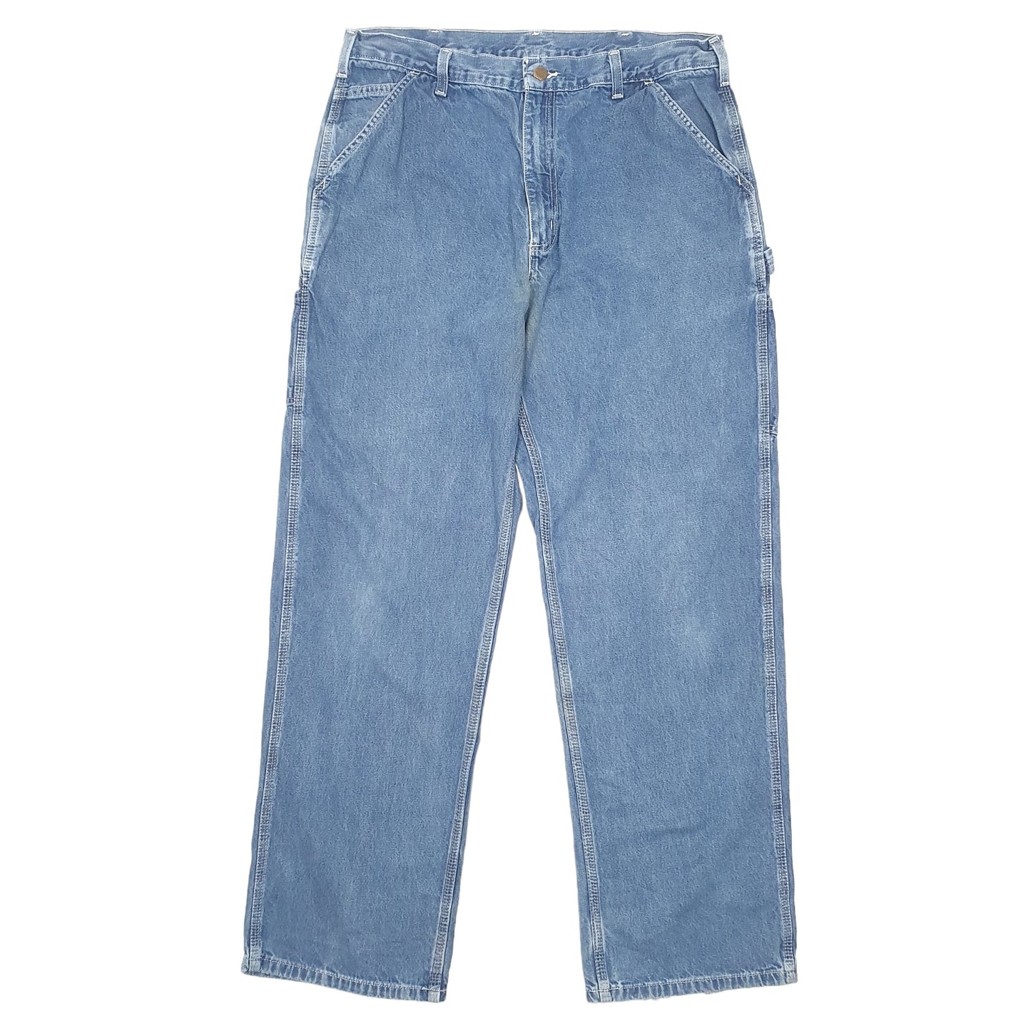 Mens Blue Carhartt Carpenter B13 JeansW36 L32