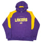 Mens Purple NBA LA Lakers Basketball Hoodie Jumper