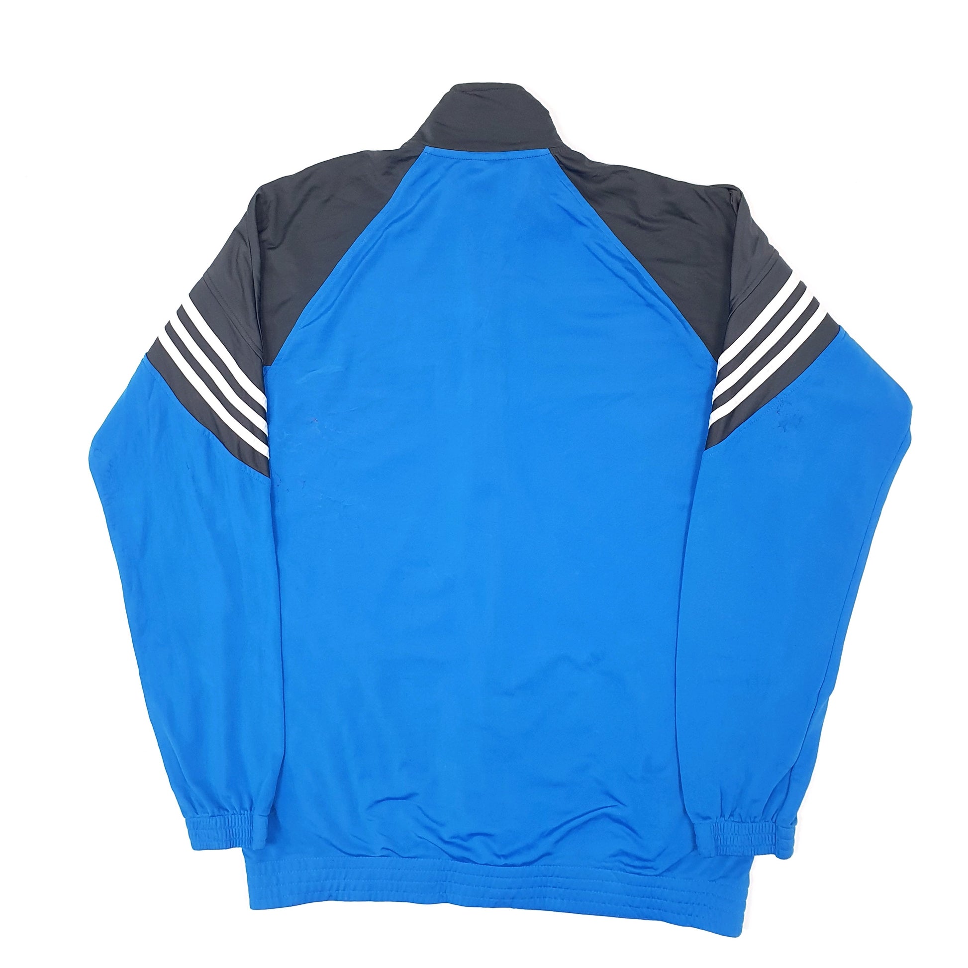 Mens Blue Adidas Tracksuit Tech Tall Full Zip Jumper