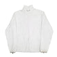 Womens White The North Face Fluffy Full Zip Jumper
