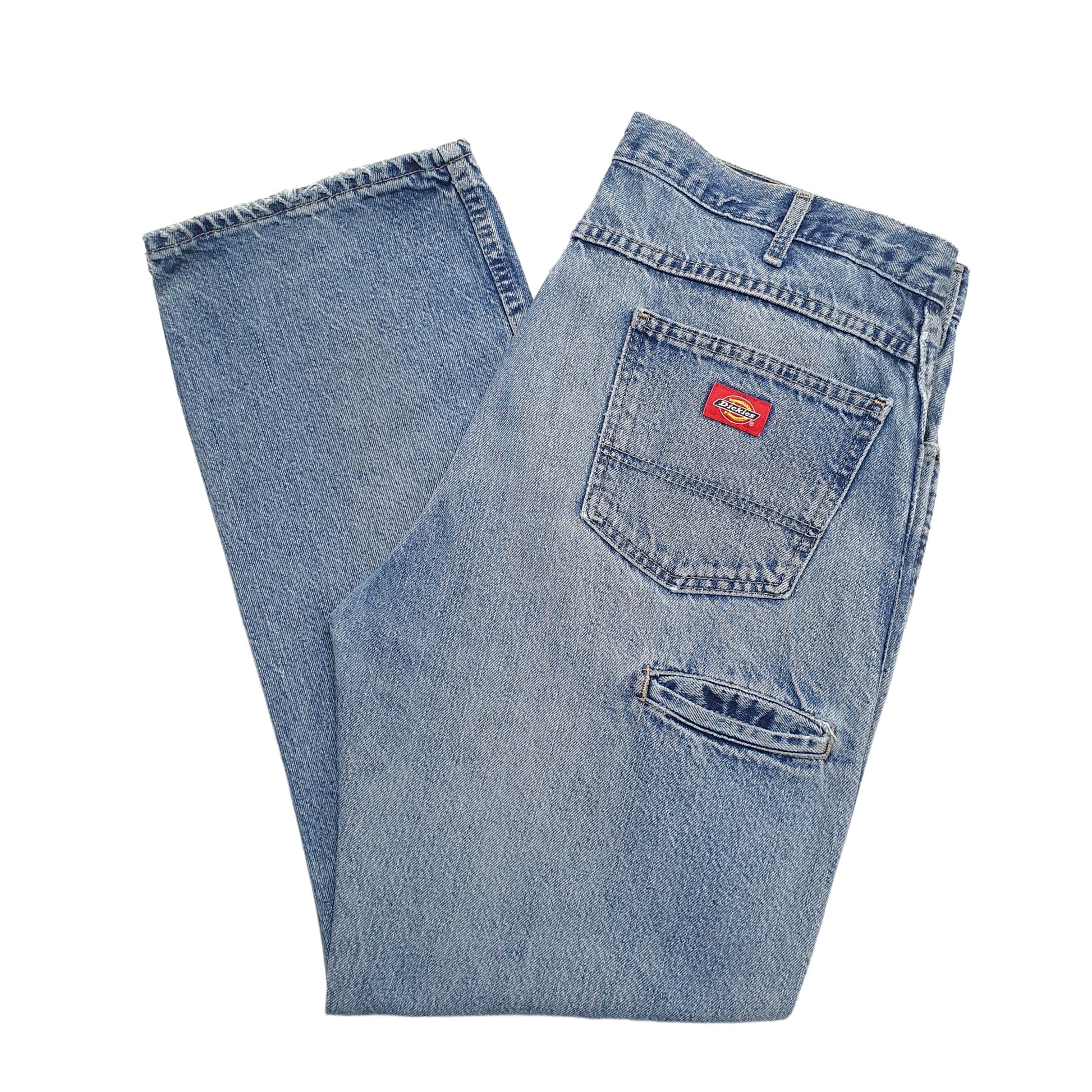 Mens Blue Dickies  Carpenter Trousers