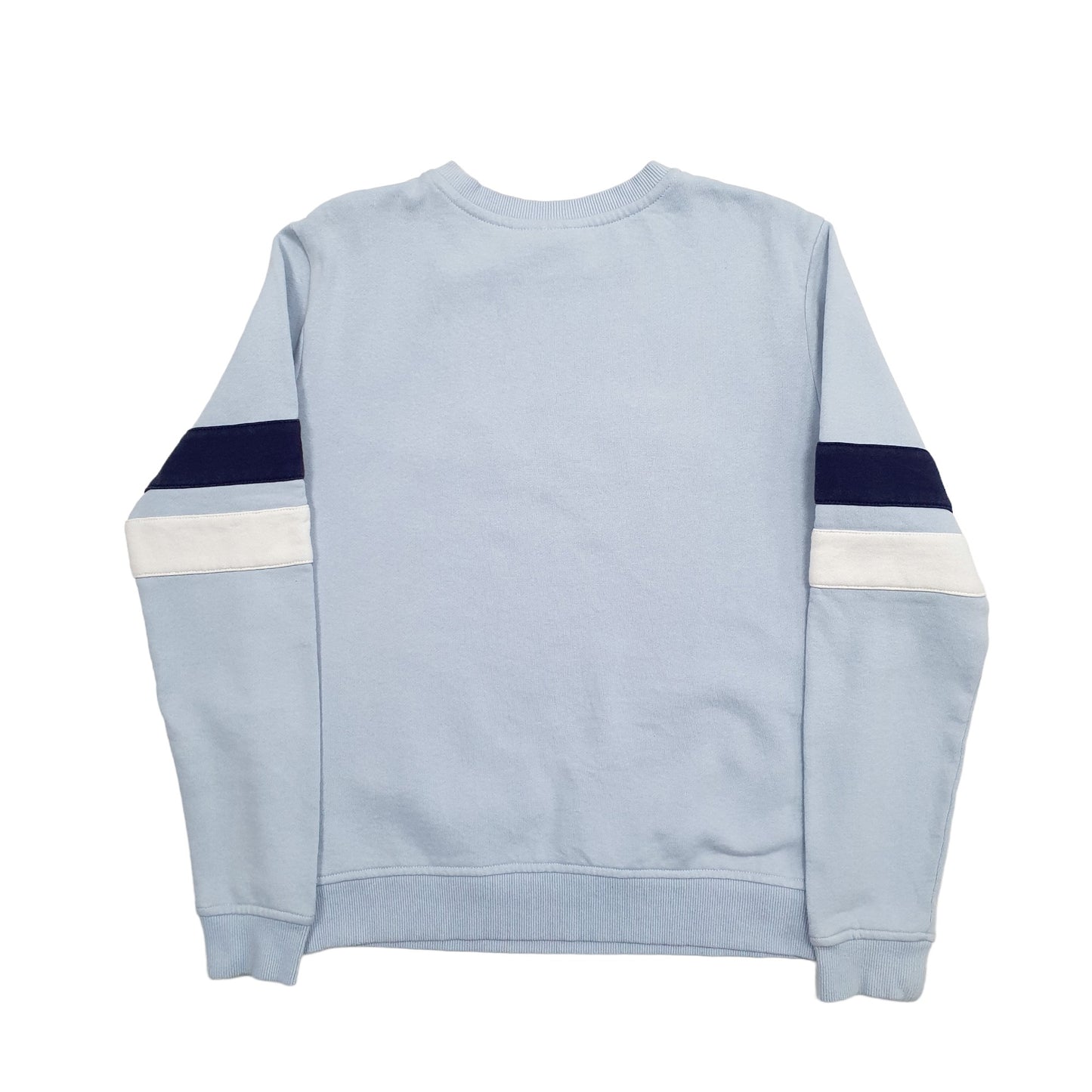 Womens Blue Fila Spellout Crewneck Jumper