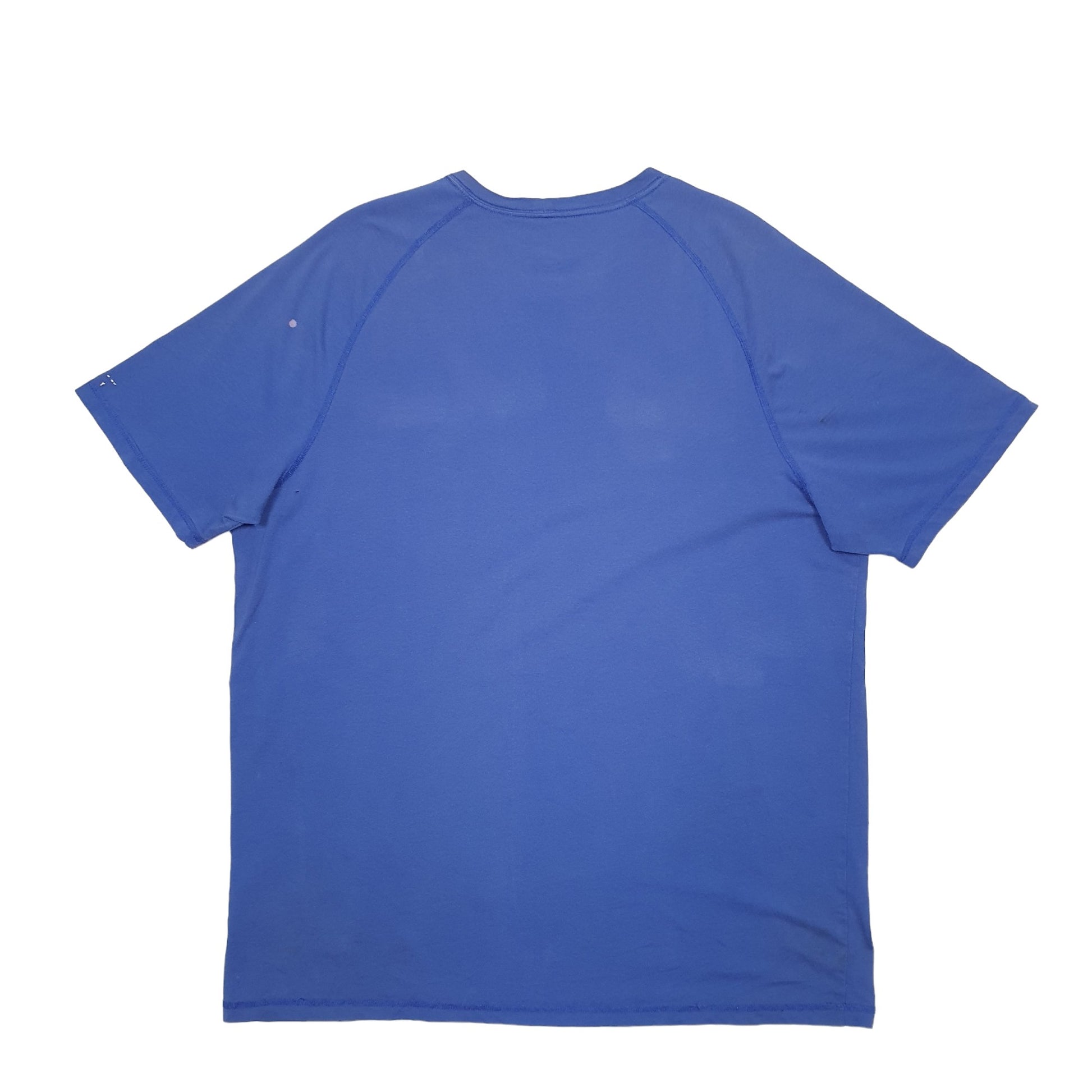 Mens Blue Carhartt  Short Sleeve T Shirt
