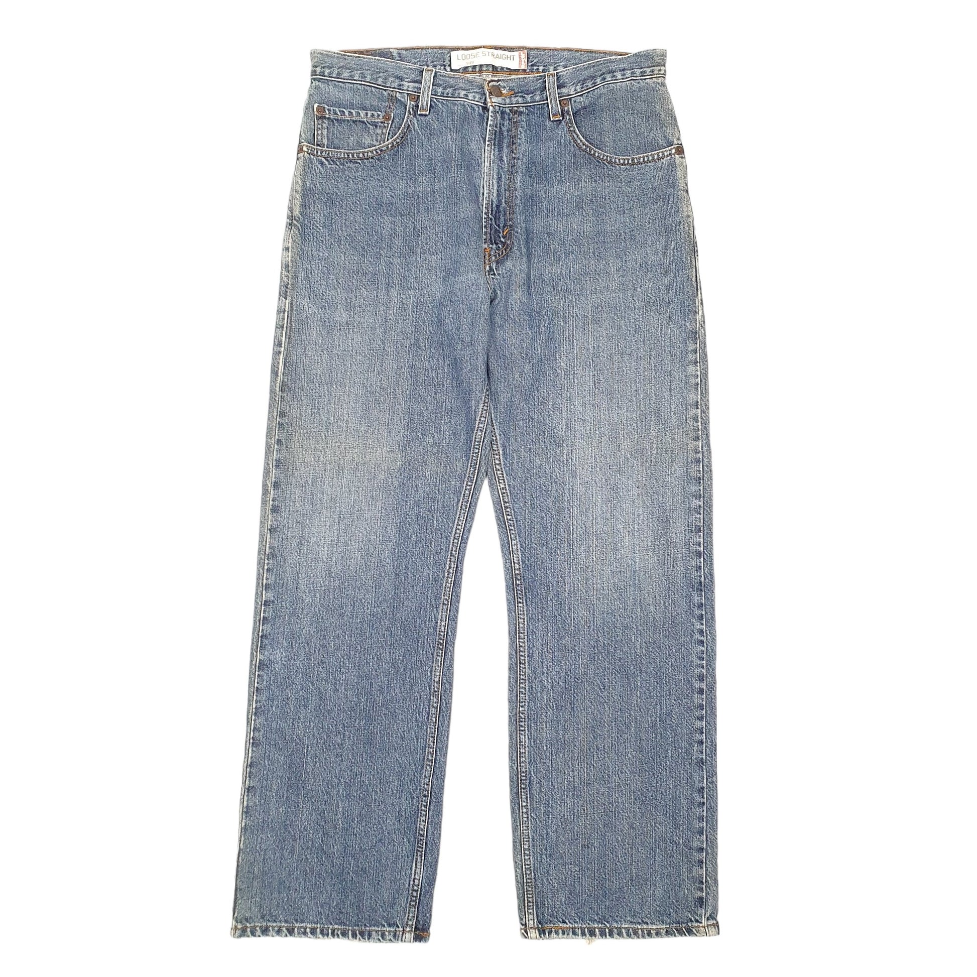 Mens Blue Levis  569 JeansW33 L32