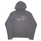 Womens Black Puma  Hoodie Jumper