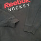 Mens Black Reebok Hockey Hoodie Jumper
