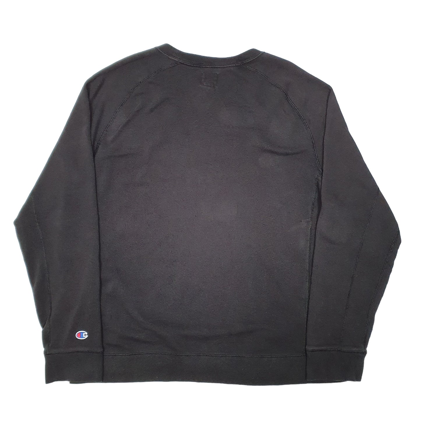 Womens Black Champion  Crewneck Jumper