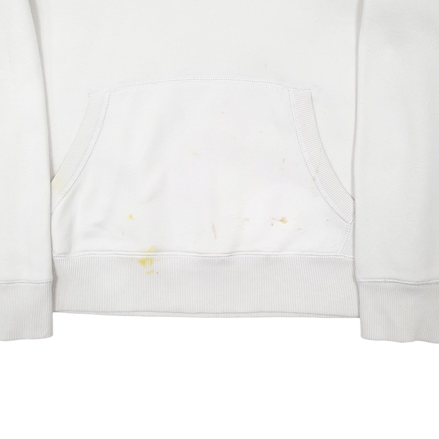 Mens White Tommy Hilfiger Spellout Hoodie Jumper