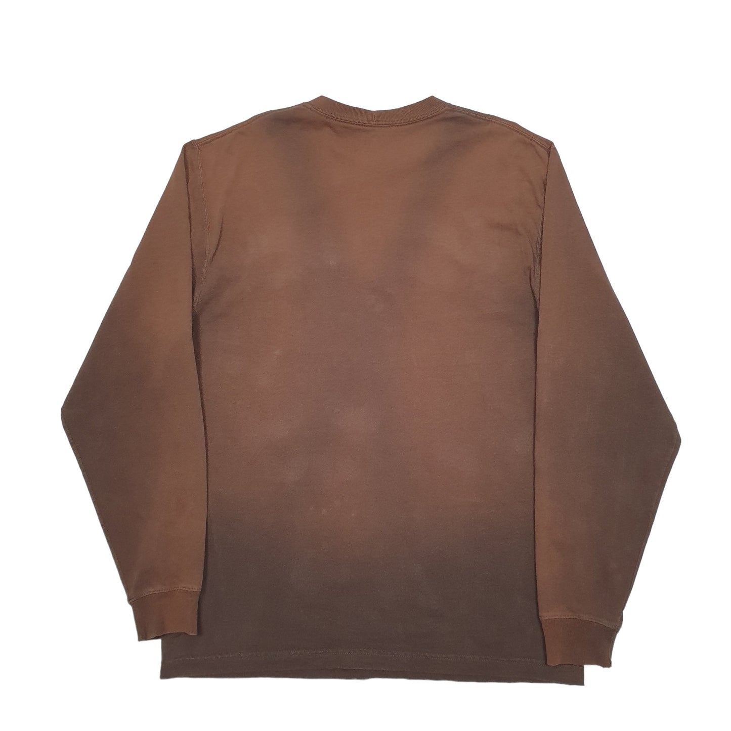 Mens Brown Carhartt  Long Sleeve T Shirt