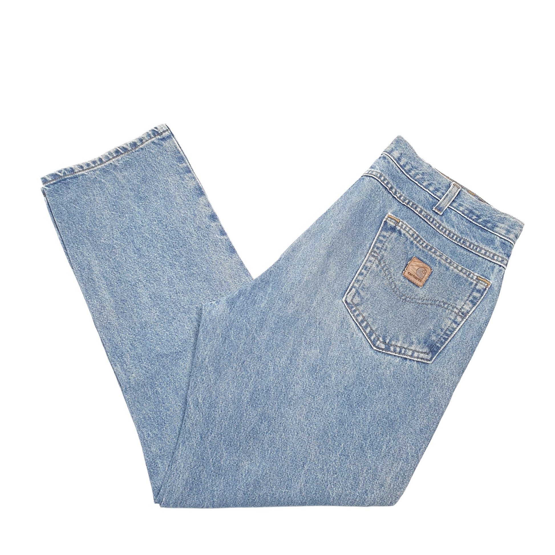 Mens Blue Carhartt Traditional B18 JeansW38 L30