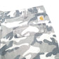 Mens Grey Carhartt Combat Camouflage Relaxed Cargo Shorts