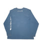 Mens Blue Carhartt  Long Sleeve T Shirt