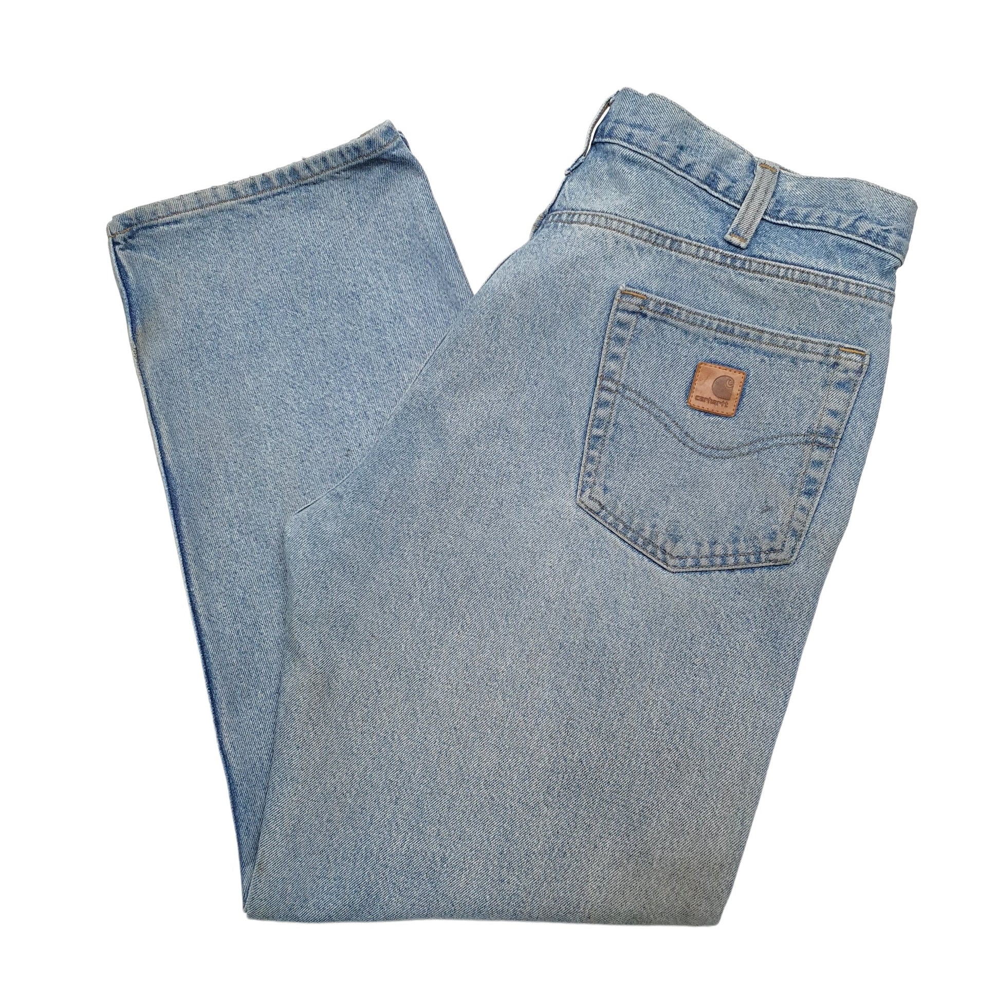 Mens Blue Carhartt  Relaxed JeansW38 L30