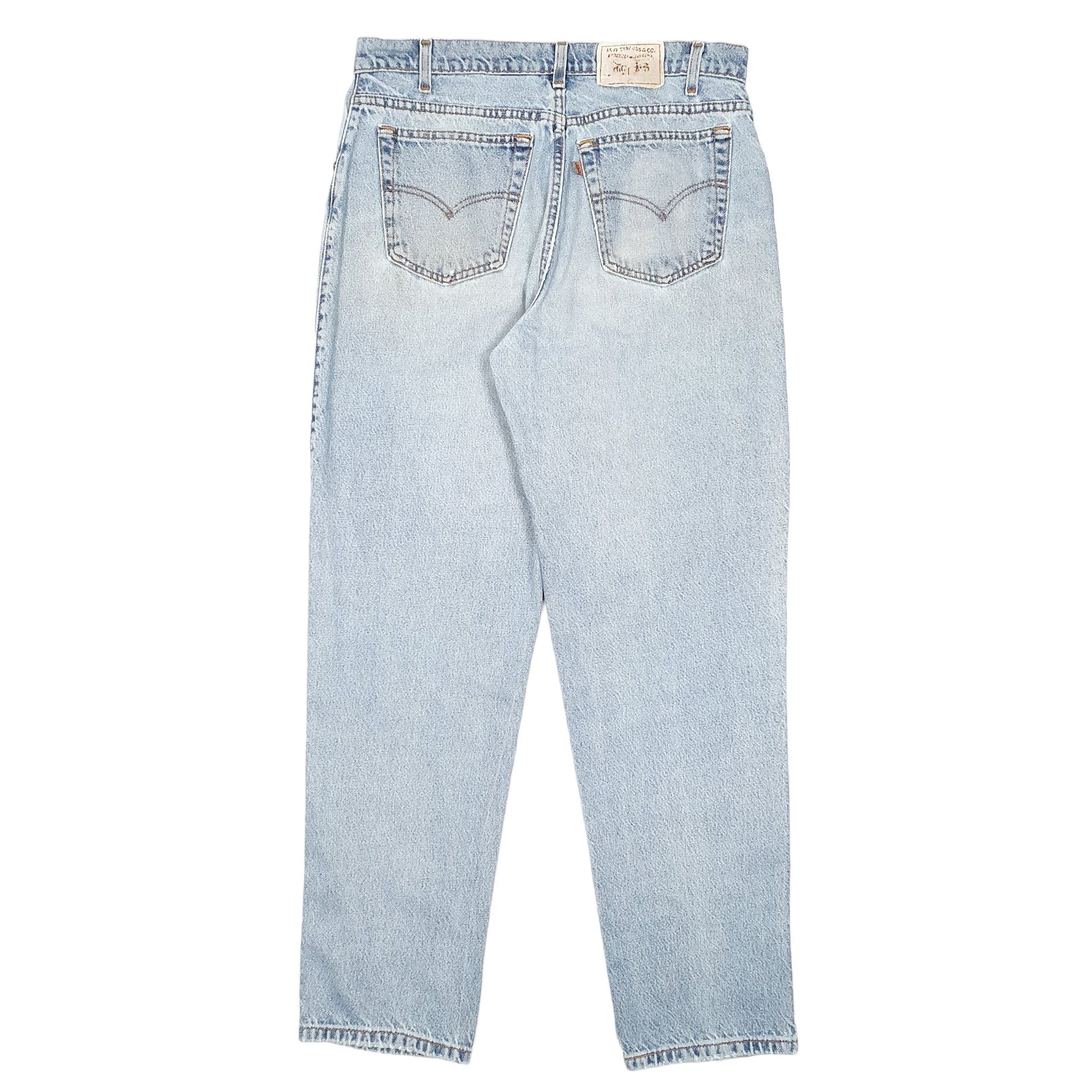 Mens Blue Levis Vintage 90s Bronze Tab Casual JeansW34 L32