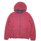 Mens Burgundy Tommy Hilfiger Hooded  Coat