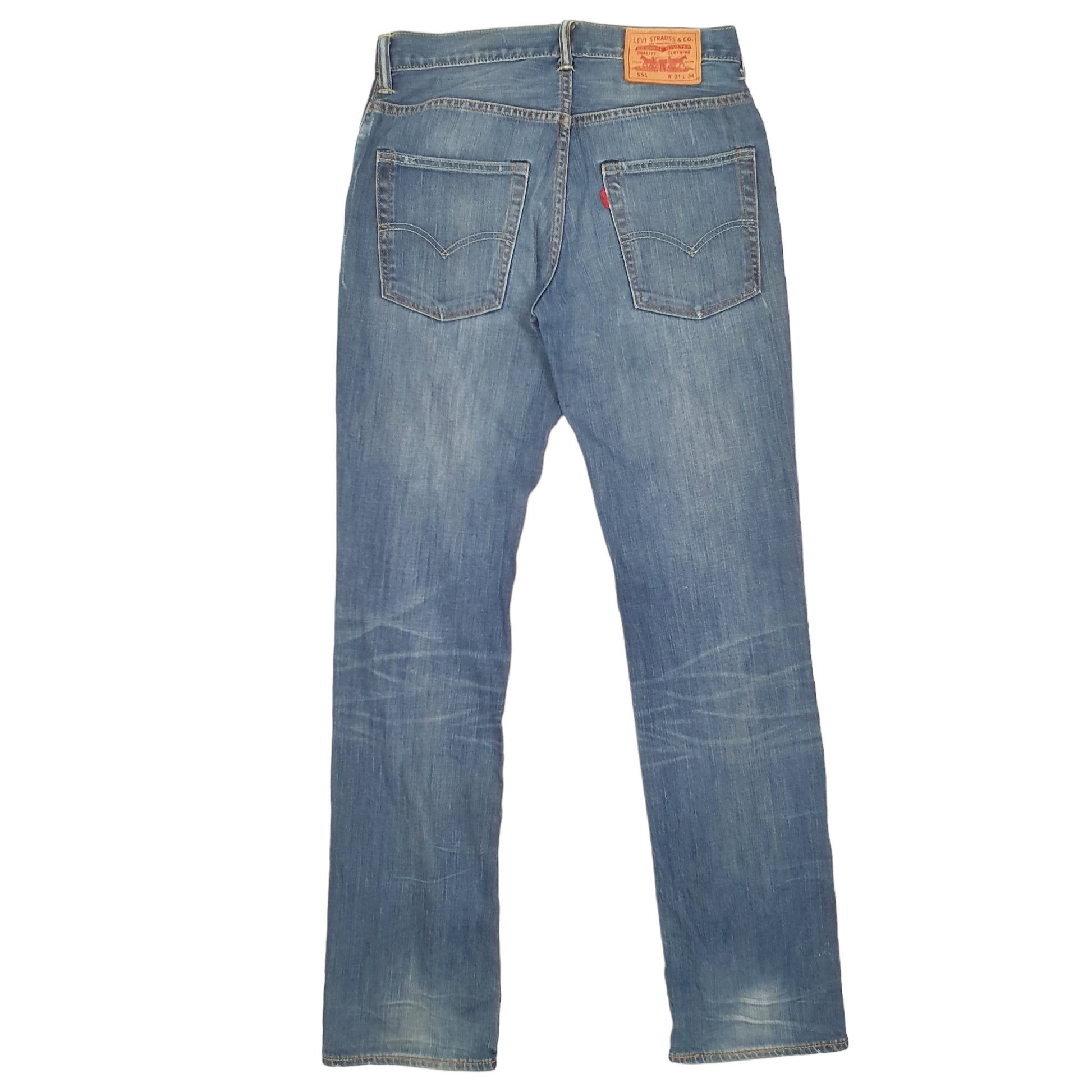Mens Blue Levis  551 JeansW31 L34