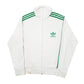 Mens White Adidas Originals  Full Zip Jumper