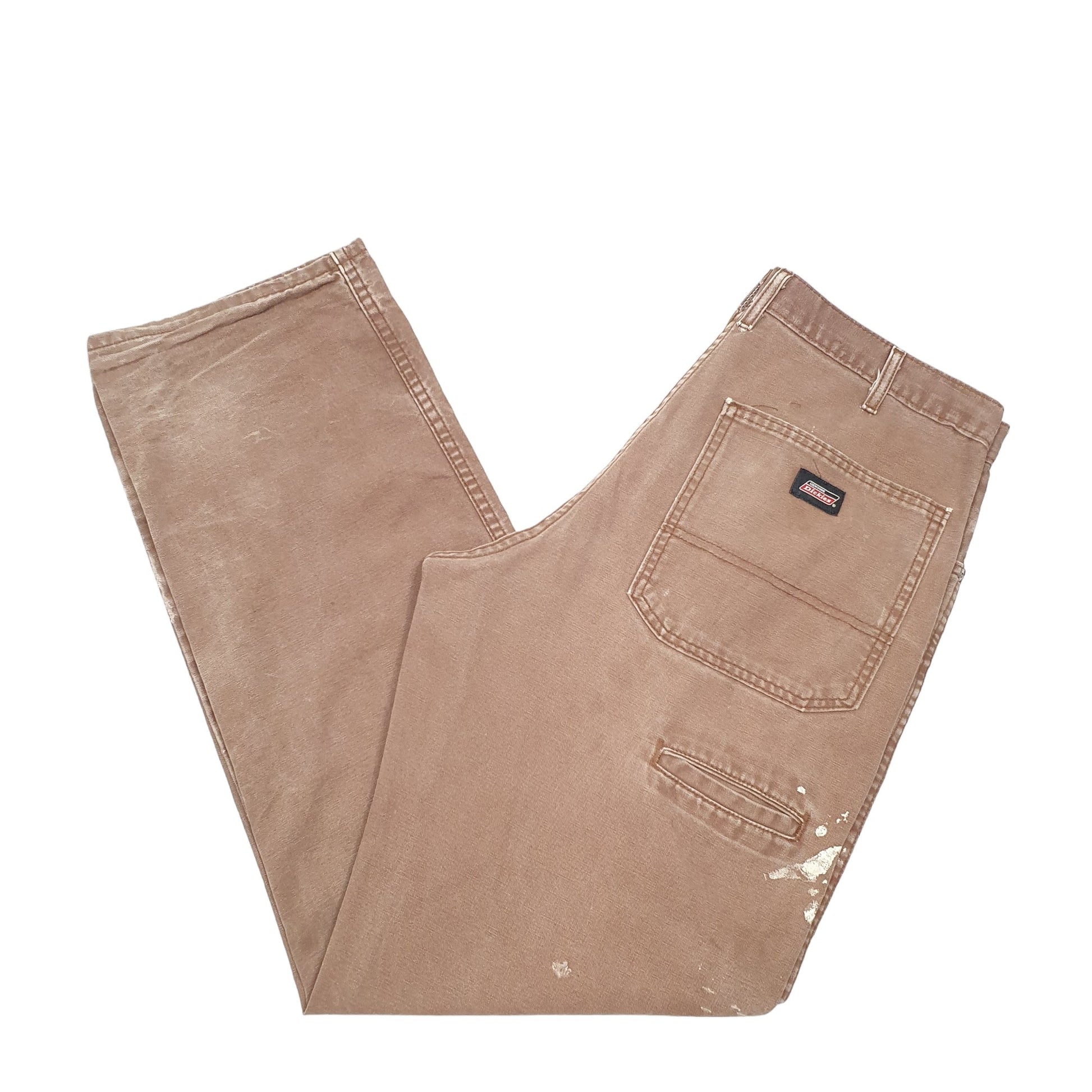Mens Brown Dickies Carpenter Carpenter Trousers