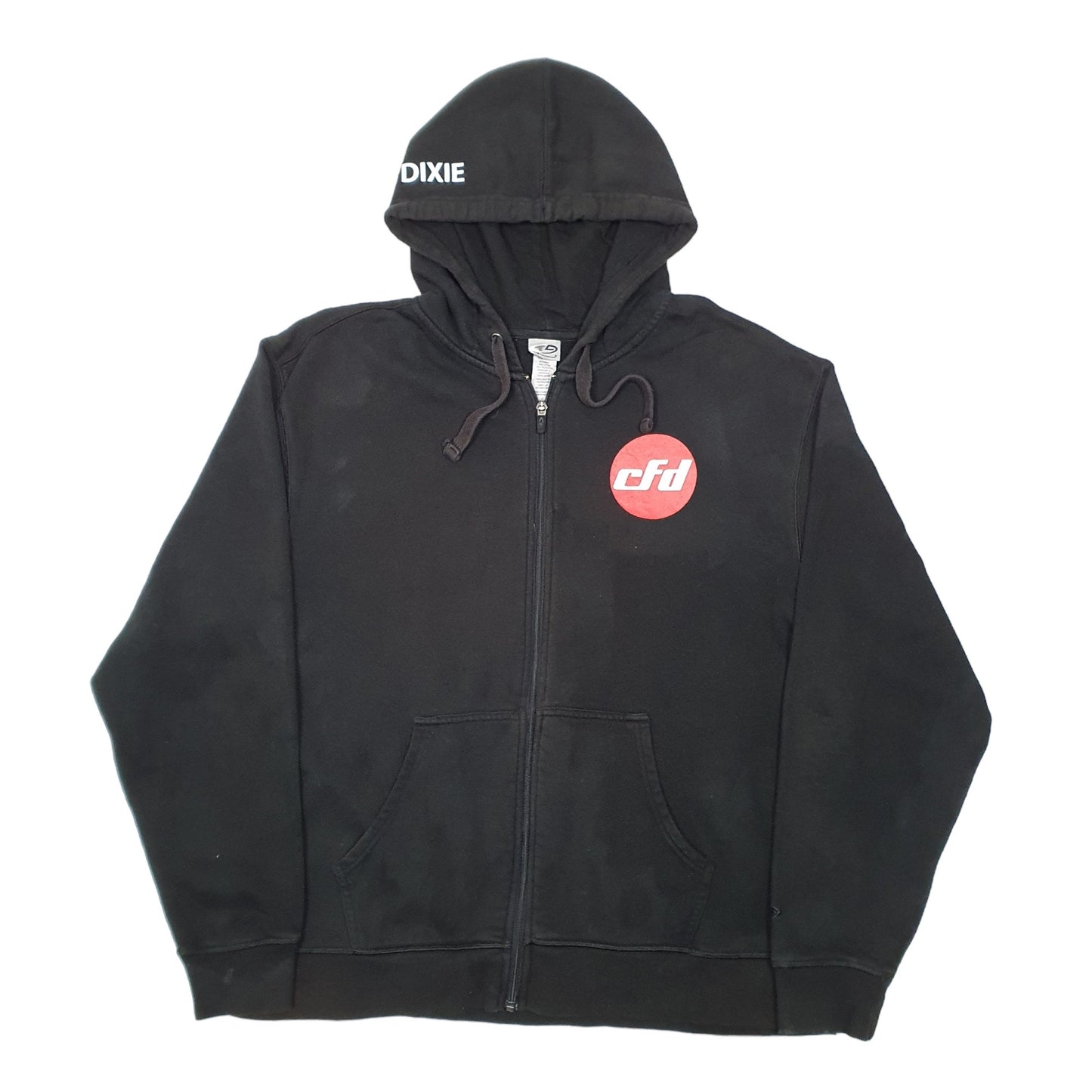 Mens Black Champion Hoodie Cross Fit Dixie Full Zip Jumper