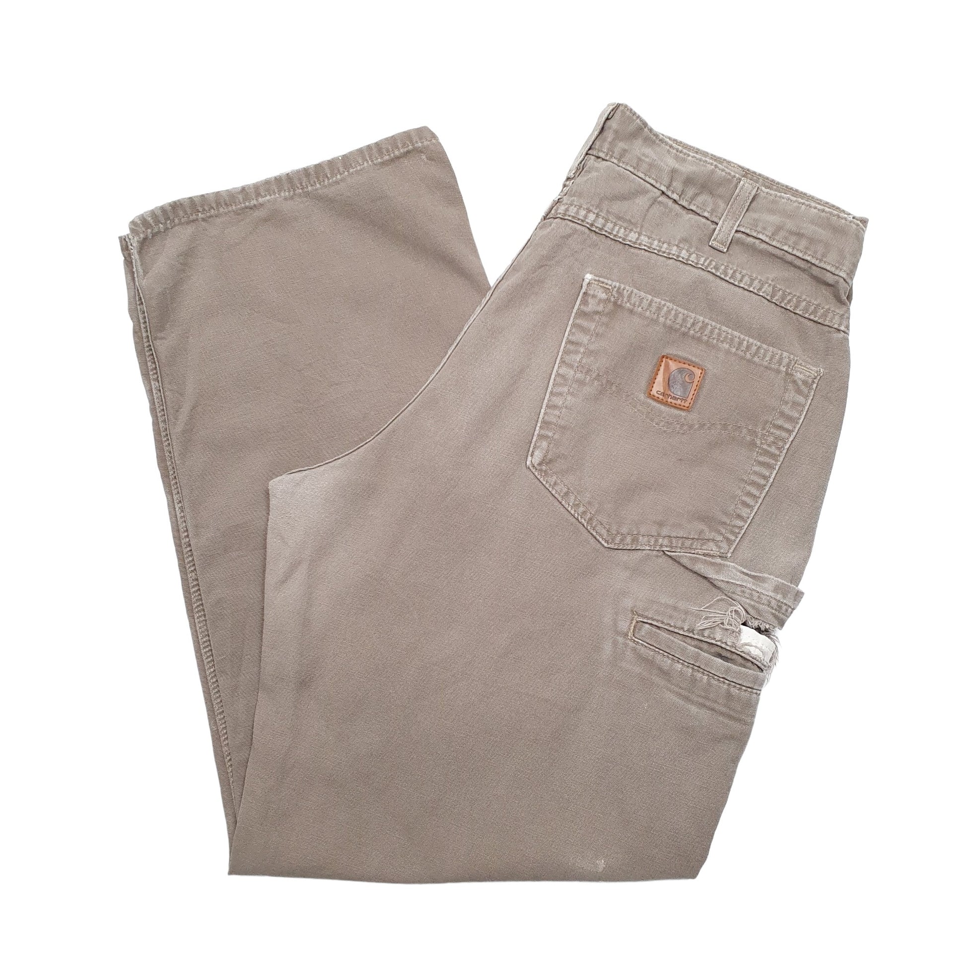 Mens Brown Carhartt B159 Carpenter Trousers