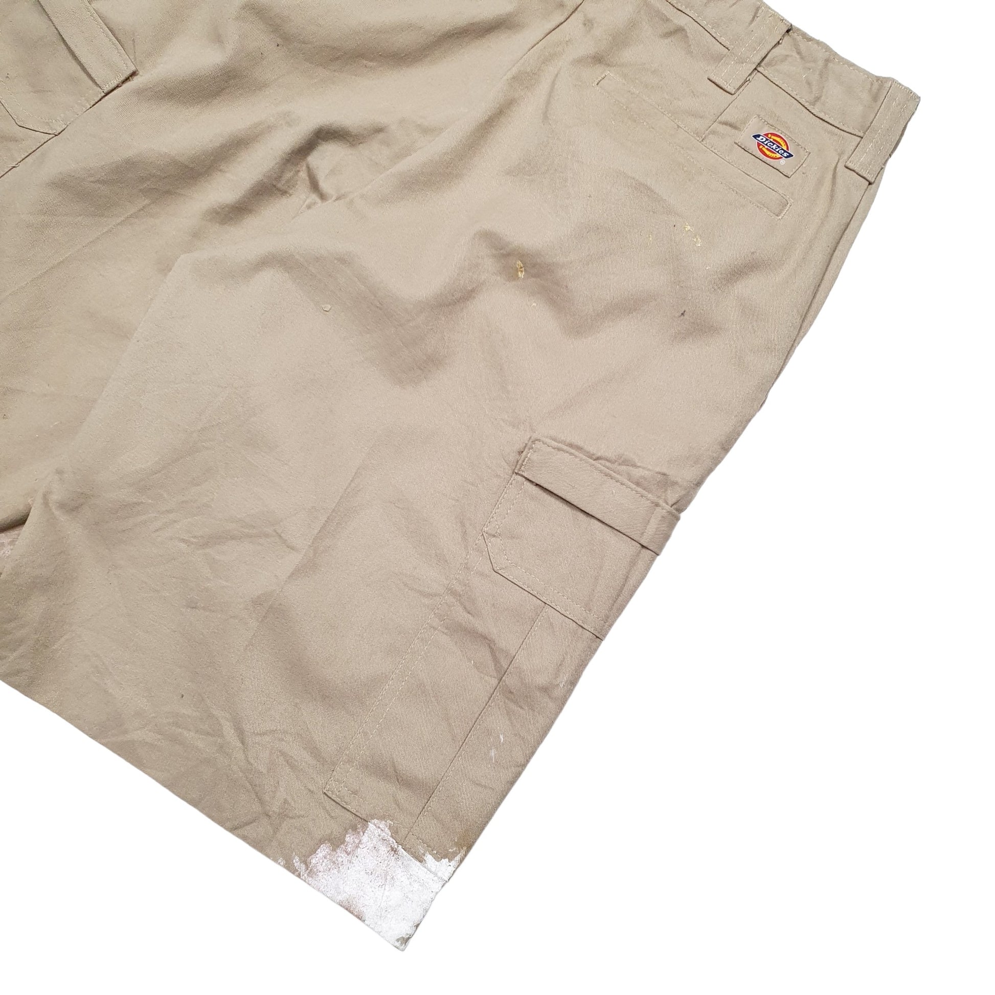Mens Beige Dickies  Cargo Shorts